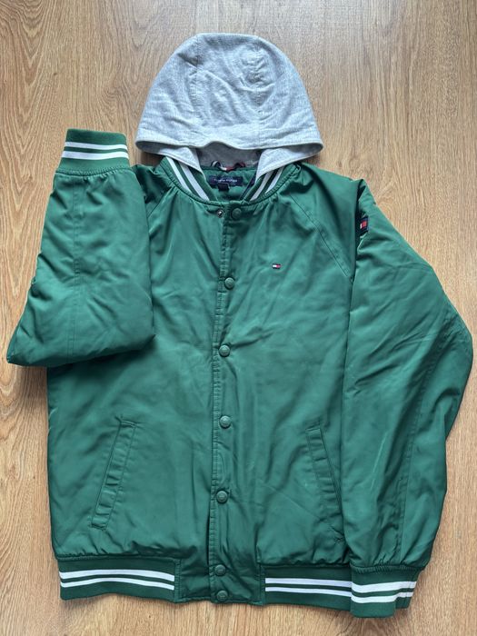 Kurtka jesienna z podszewką i kapturem 154cm - Tommy Hilfiger