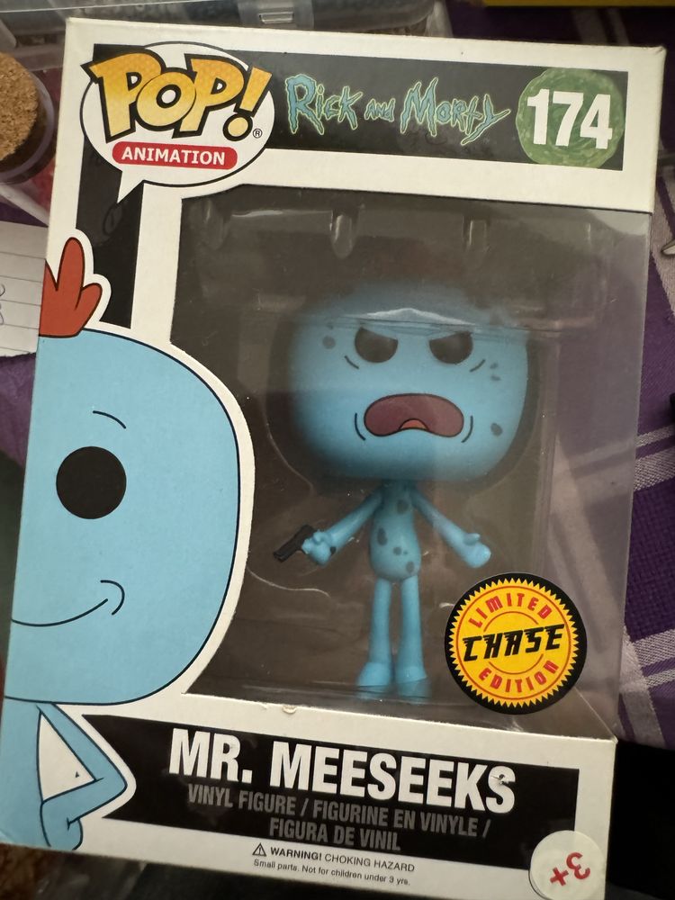 Funko Pop Mr. Meeseeks Chase Limited