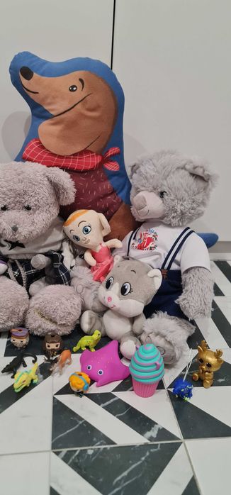 Około 20 sztuk * zabawki pluszaki maskotki figurki ZESTAW PAKA KOMPLET