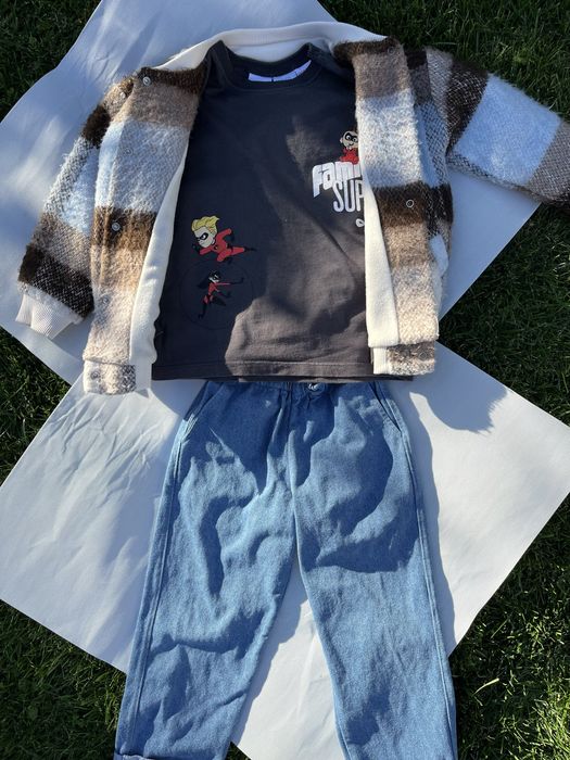 Бомбер джинси набір костюм на хлопчика