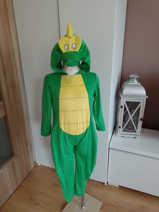 Strój karnawałowy SMOKA DINOZAURA KROKODYLA kostium 104/116 (119)