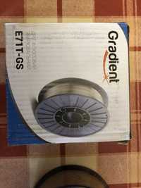Дріт флюсовий (0.8 мм, 1 кг) Gradient E71T-GS