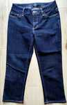 Damskie jeansowe spodnie capri St John`s Bay. Polecam!