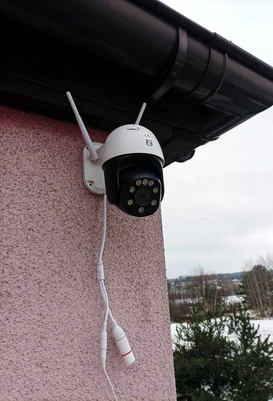 OBROTOWA KAMERA ZEWNĘTRZNA wifi zoom 2k z aplikacją
