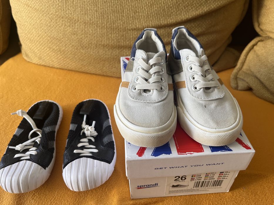 2 pary butow trampki r.26 sprandi