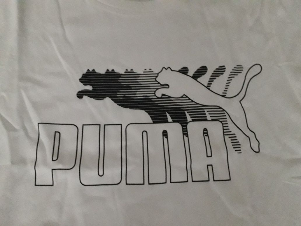 Nowa biała koszulka t-shirt Puma roz. S