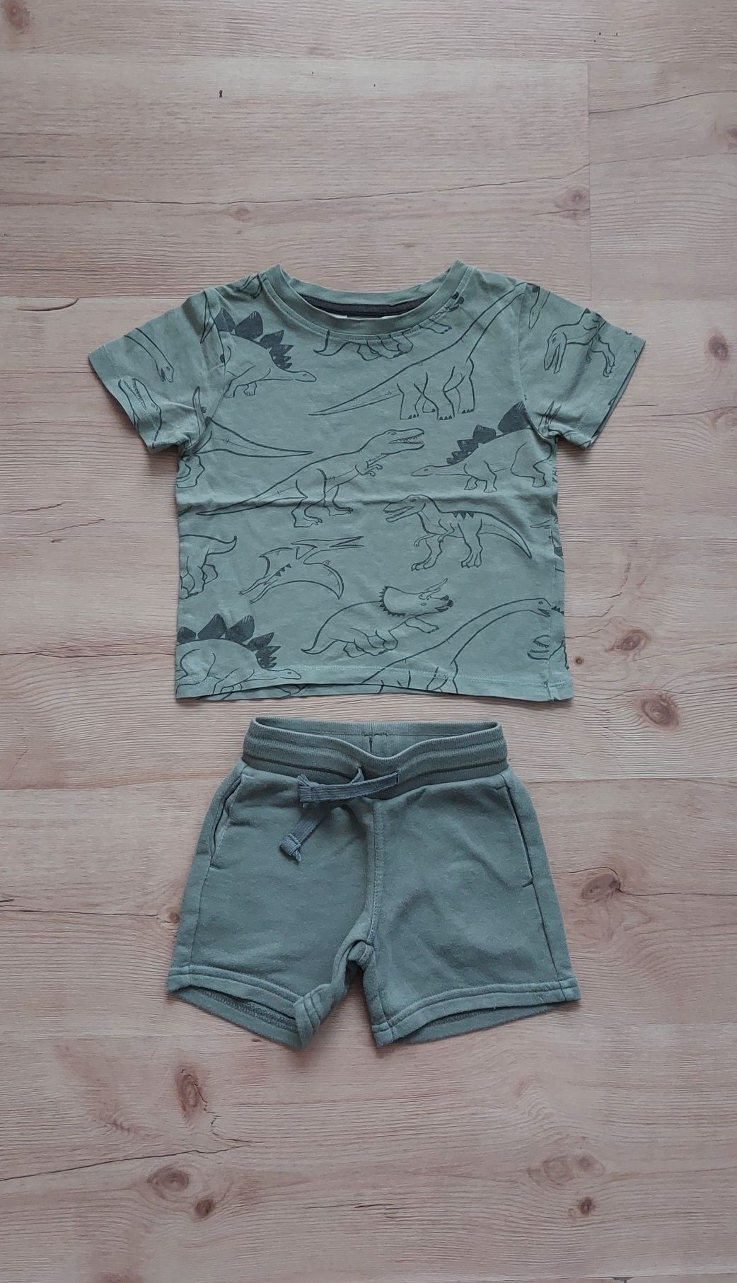Zestaw komplet letni h&m 92 hm szorty koszulka