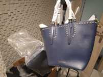 Torebka Calvin Klein granatowa 2w1