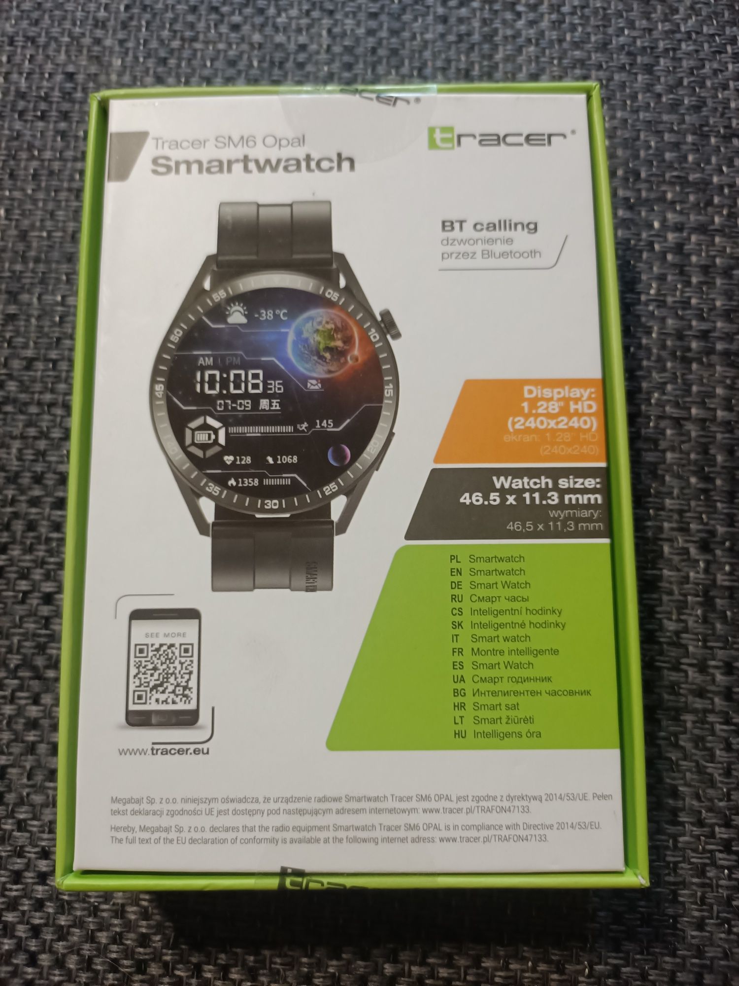 Smartwatch tracer sm6 opal