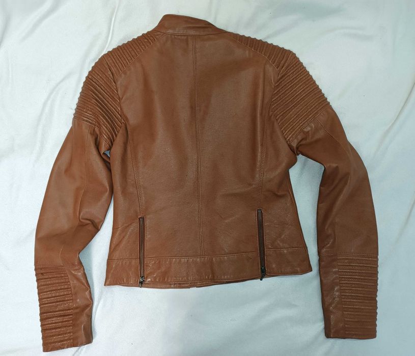 Кожаная куртка косуха Mary Portas Англия на девочку XS 40-42 размер