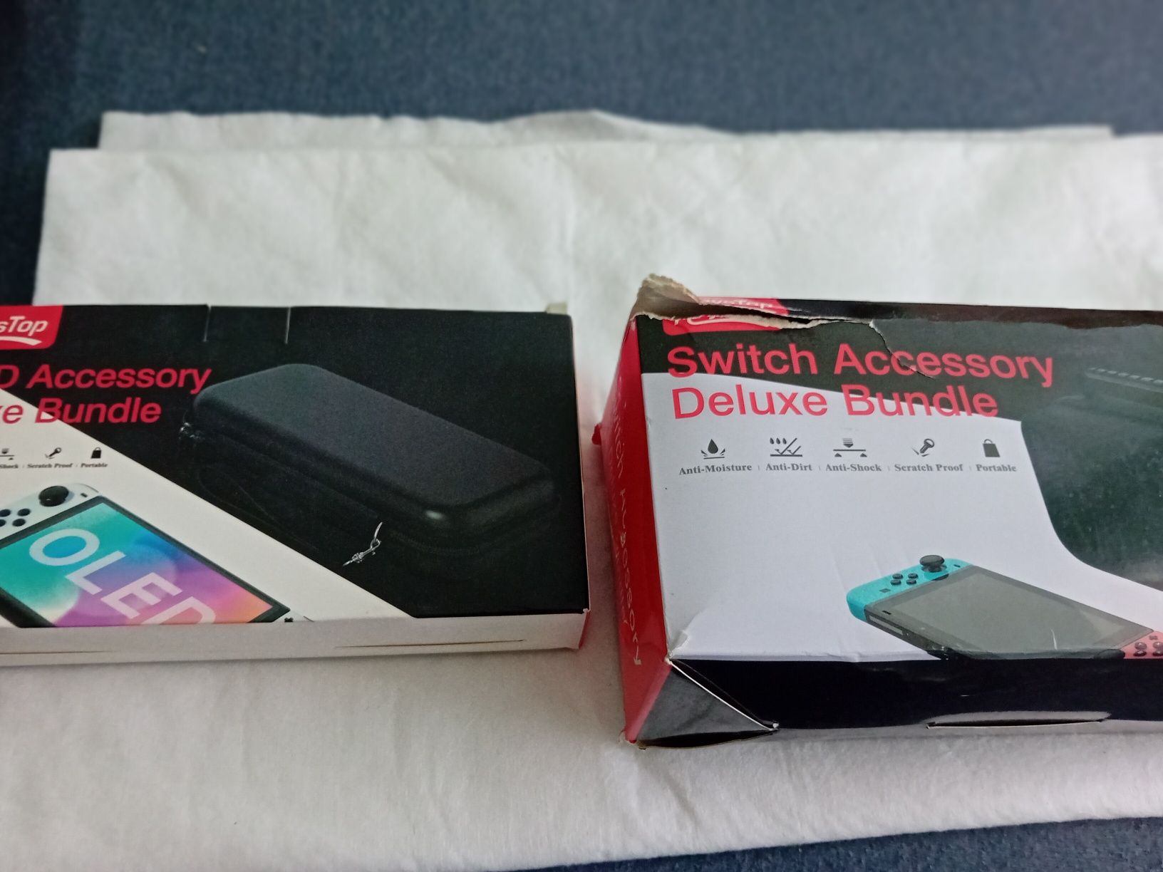 Zestaw akcesoriów do Nintendo Switch/OLED – 2 komplety w 1