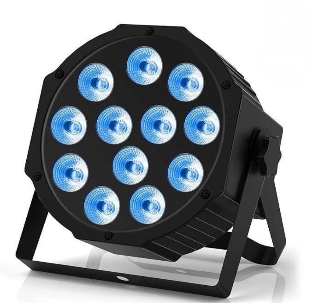 Продам LED PAR 12*12W, RGBW,  Light/ disco light dmx512, Б/У