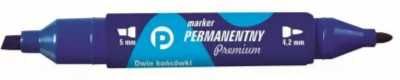 Marker perman. nieb. 2 końcówki (12szt.) KM502 - N2