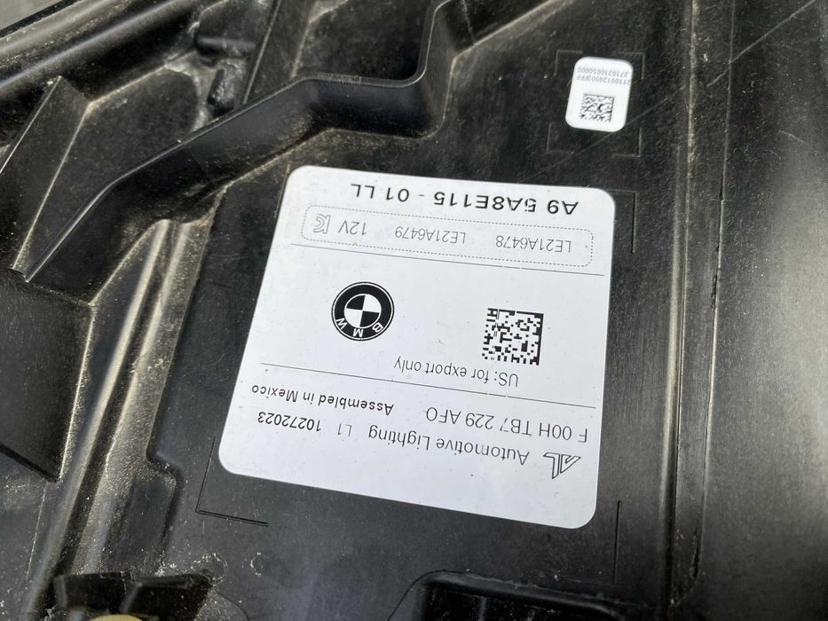 BMW X5 G05 X6 G06 LIFT Lampa Przednia Lewa Laser Full Led