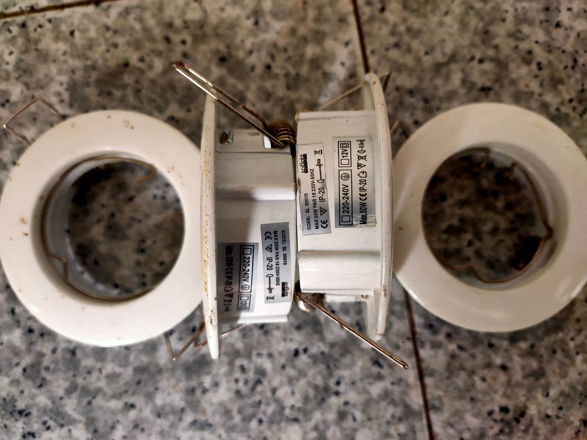 Aros para lâmpada teto falso