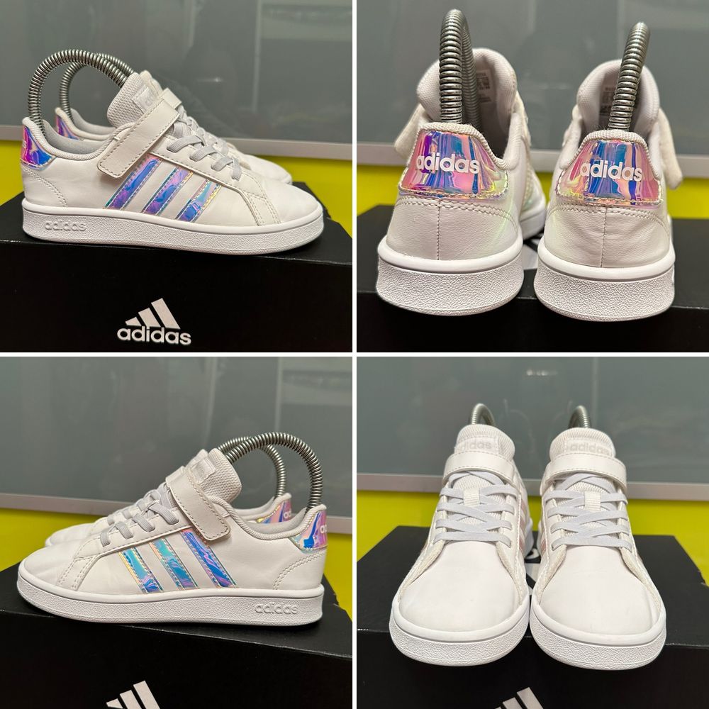 ‼️ кросівки adidas 31,5 оригінал кеди для дівчинки мокасин