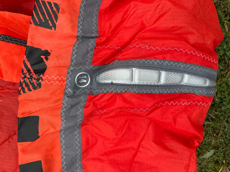 Zestaw set 3 pancernych kite 'ów Cabrinha Radar 7,10,14m+BAR  stan bdb