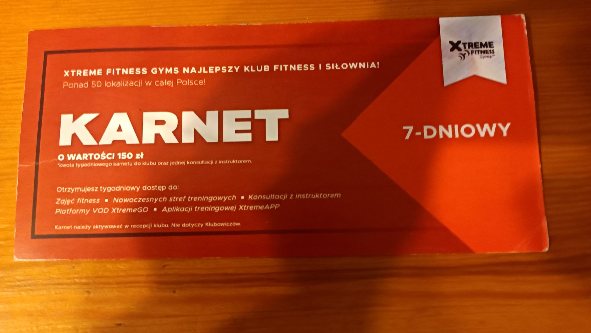 Karnet na siłownię Xtreme fitness gyms -7 dniowy
