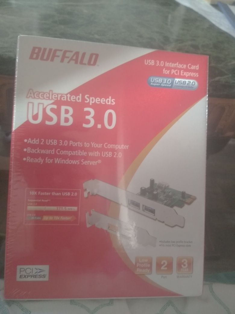 Двухпортовая плата расширения to USB 3.0