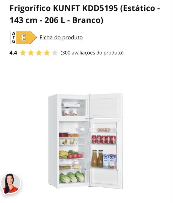Frigorifico com congelador 120€
