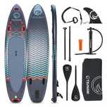 Deska SUP all-round stand up paddle pompowana do pływania TSUNAMI T03