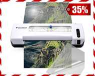 LAMINATOR A4 Laminarka Dokumentów Papieru Premium Zestaw (WYPRZEDAŻ)