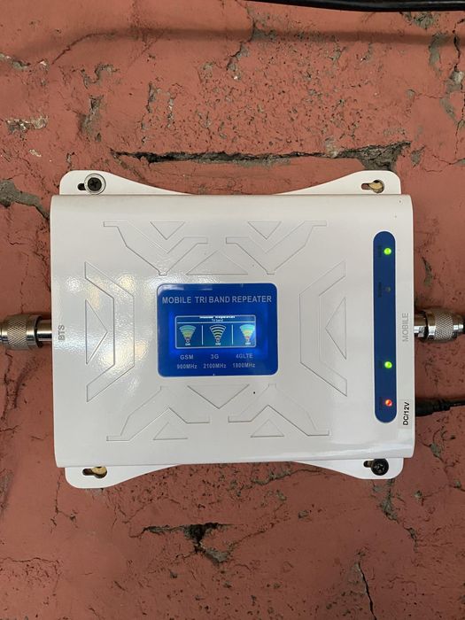 Репитер GSM усилитель сотовой связи 900-1800-2100 МГЦ+ Інтернет 3G, 4G