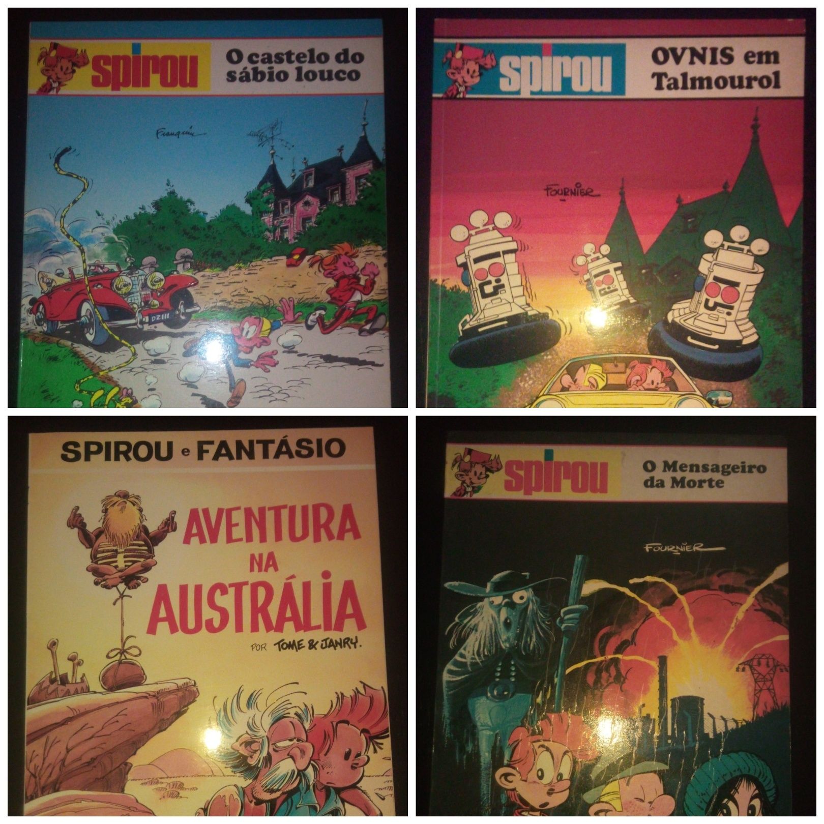 Lote de 6 Livros de Spirou e Fantásio