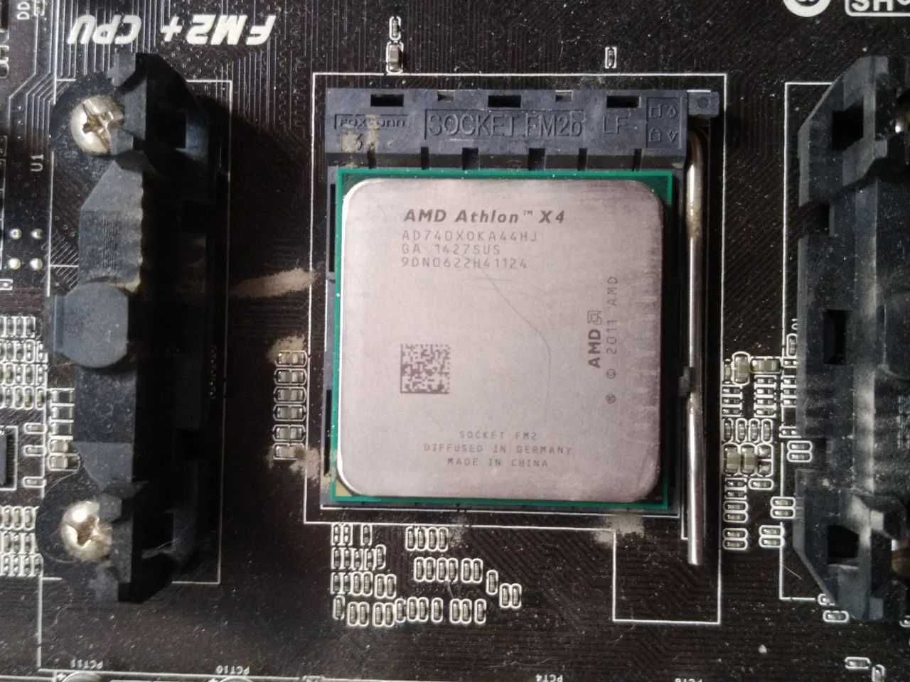 Процесор athlon x4, кулер, радіатор, мат. плата biostar a88m +ОЗУ.