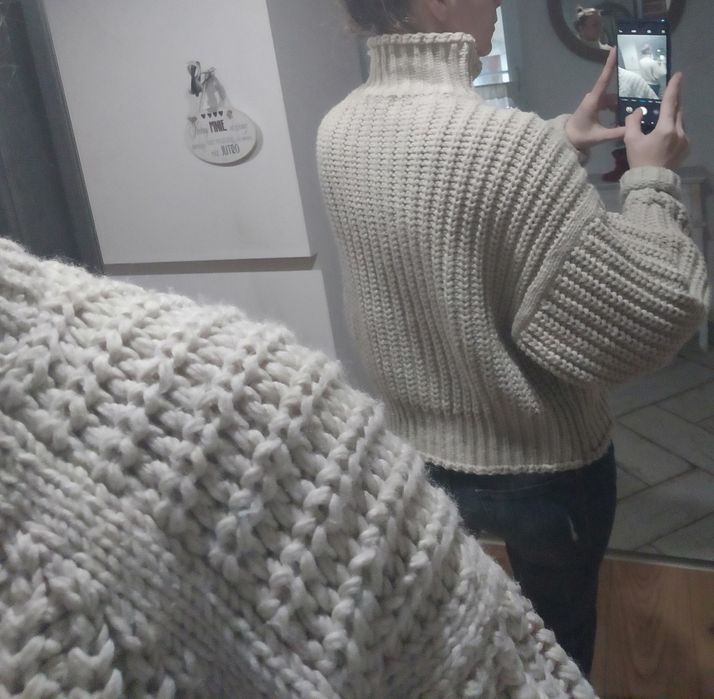 Sweter H&M beżowy