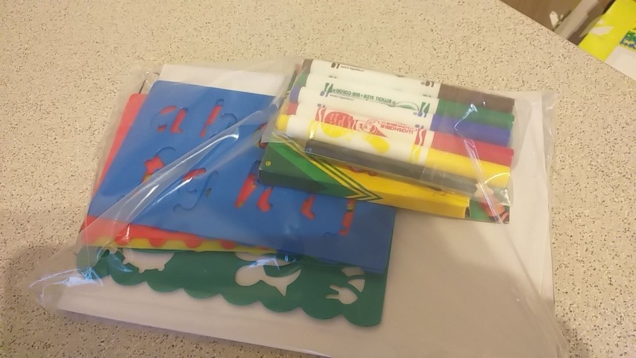 Super zestaw do rysowania firmy Crayola.