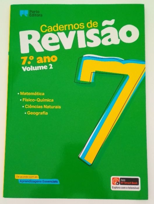 Livro revisão 7 matemática física ciências geografia