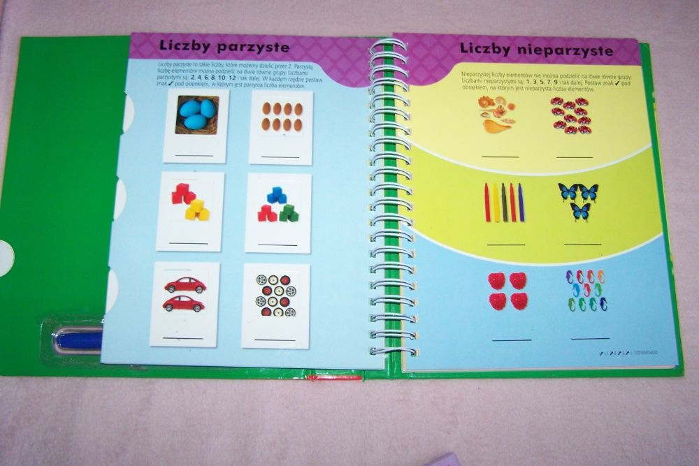 Matematyka piszemy ścieramy i uczymy się nauka cyfr liczenia