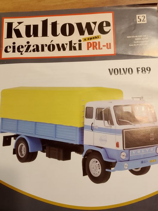 Kultowe ciężarówki prl deagostini Volvo F89 nr.52