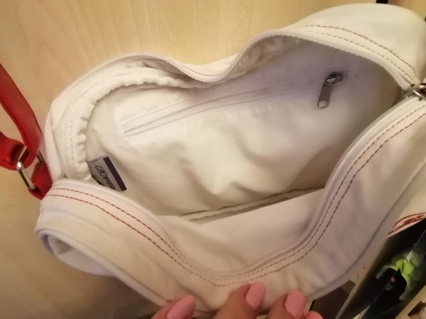 Reebok torebka biała sportowa