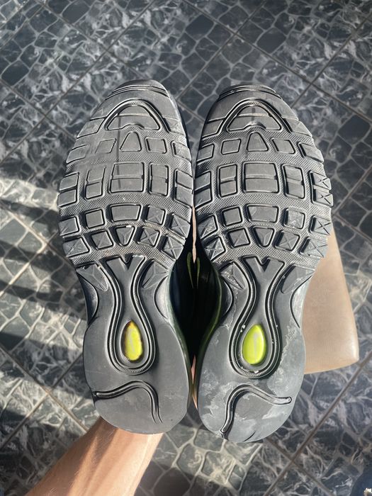 Кросівки Nike Air Max 97 Black Grey Volt |Кроси Найк Аир Макс ОРИГІНАЛ