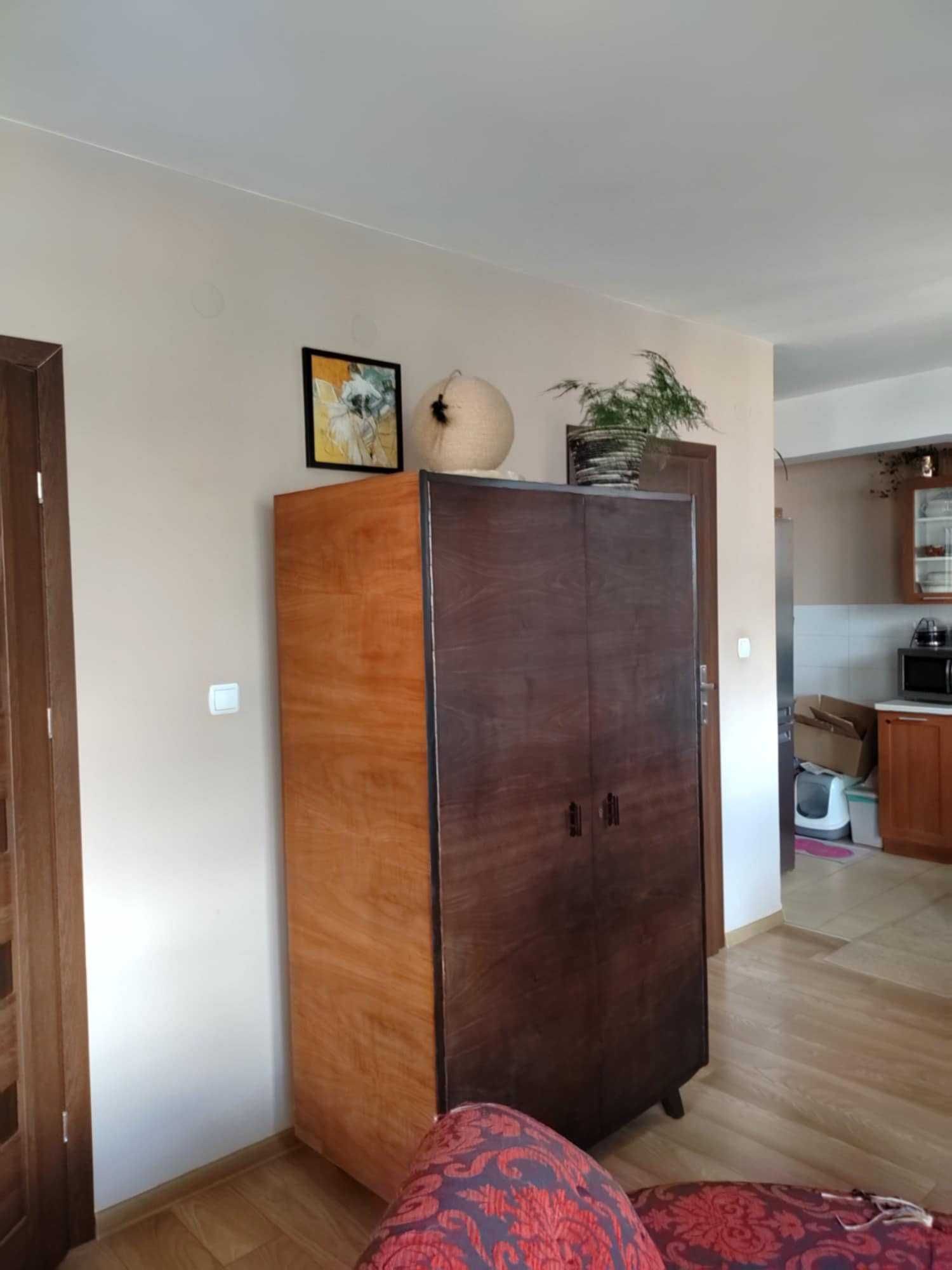 Meble komoda szafa PRL zestaw