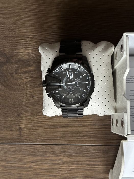 Diesel czarny męski zegarek super stan