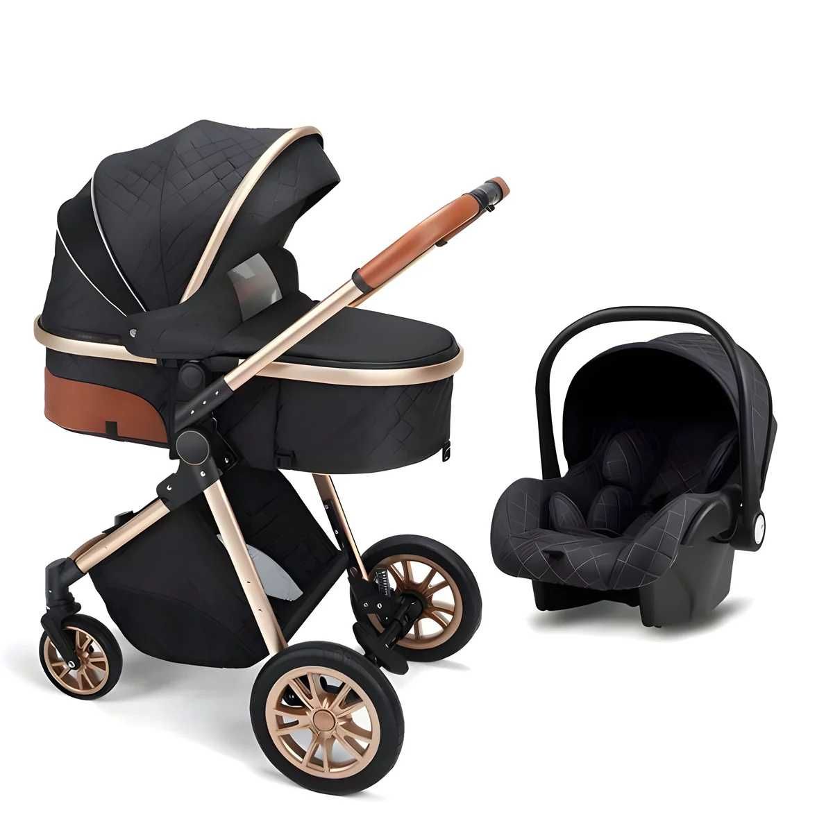 Trio LUXE - Preto/Dourado - Novo em caixa C/Garantia