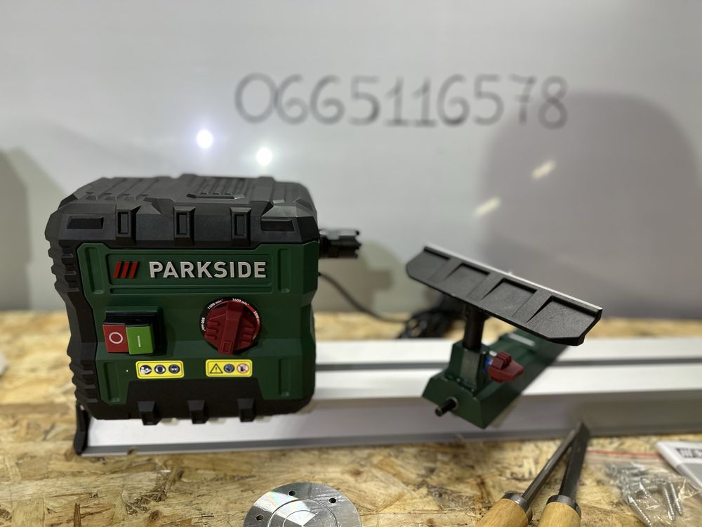 Електричний токарний станок для дерева  Parkside PDM 600 A