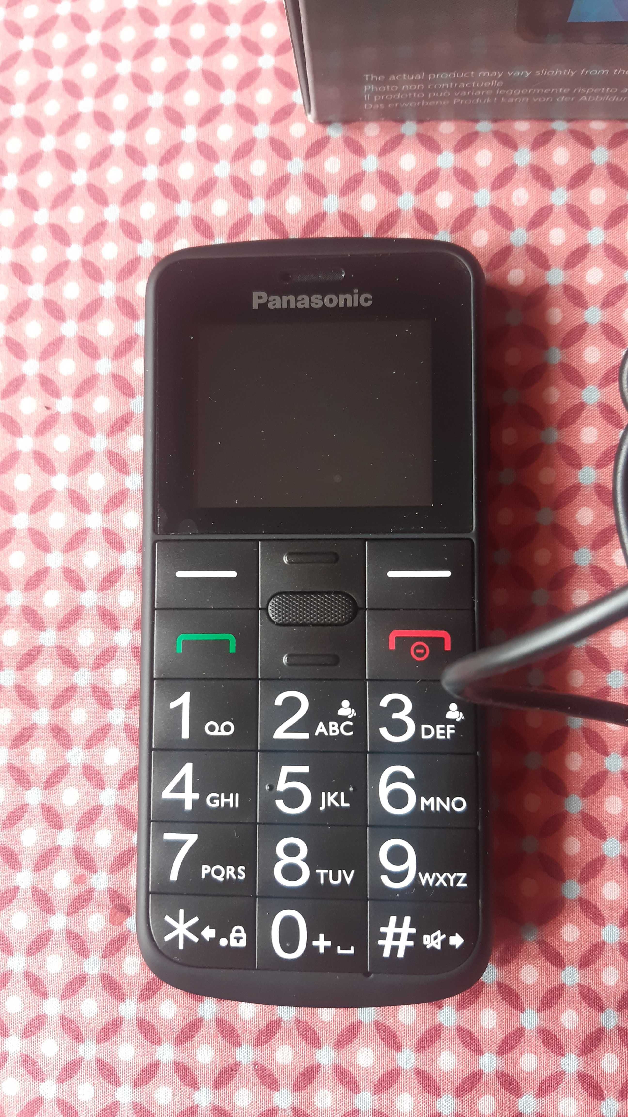 Telefon Panasonic KX-TU110EXB, dla starszych osób