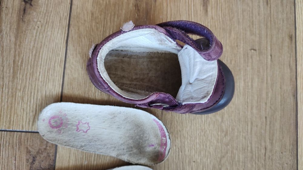 Buty przejściowe wiosenne DD Step fiolet rozmiar 22