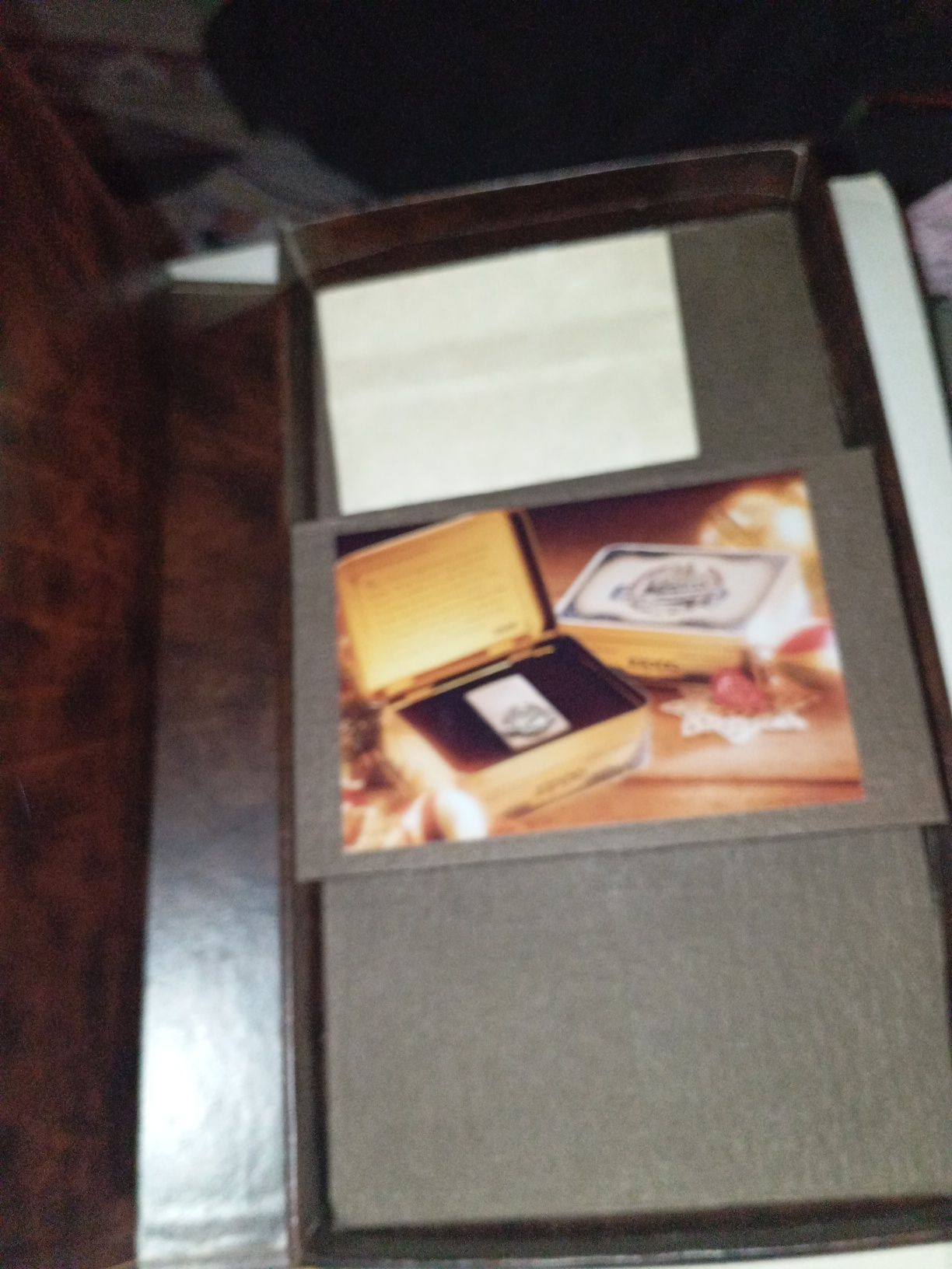 Caixa da Zippo isqueiros bom estado