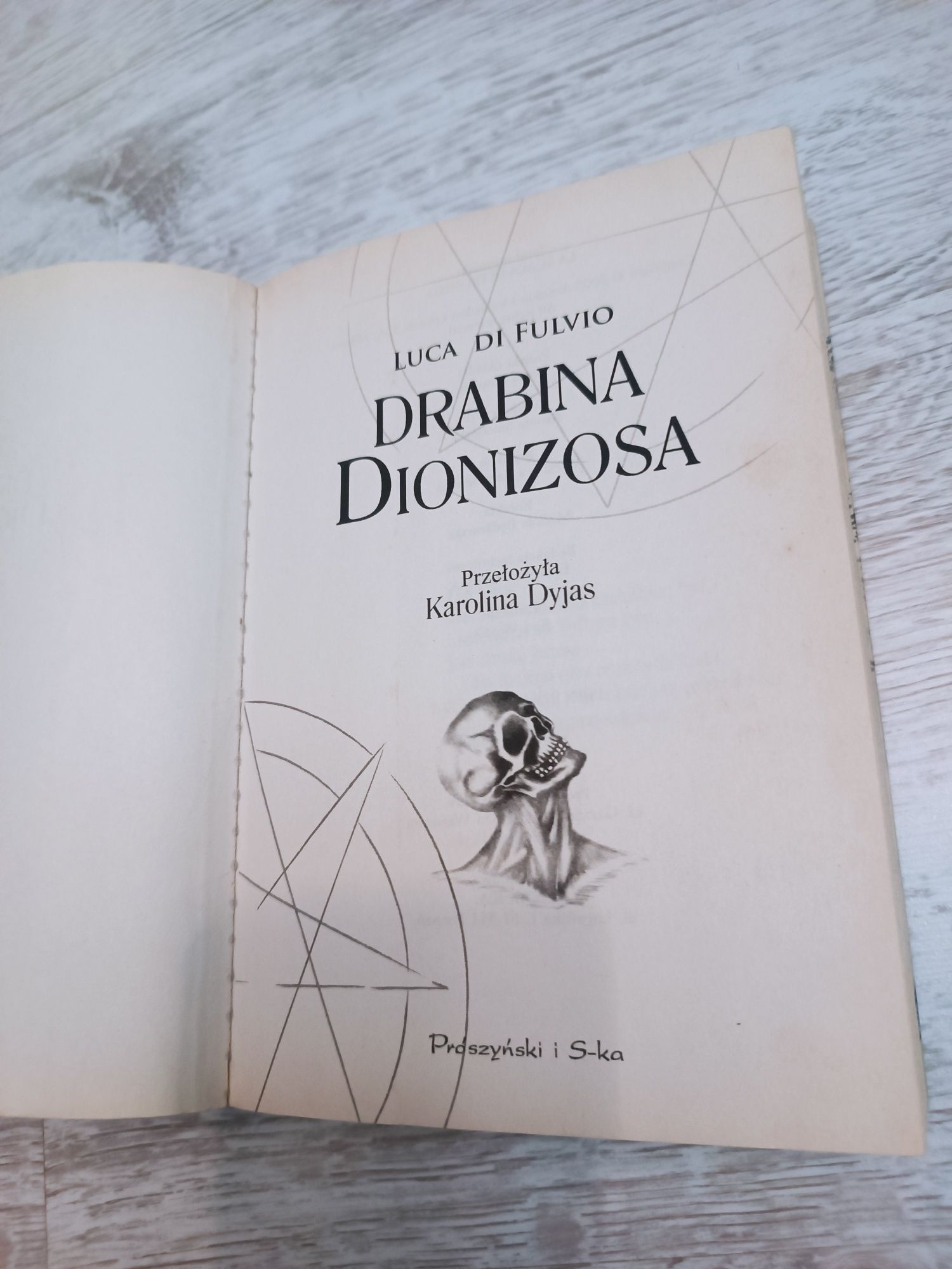 Książka "drabina Dionizosa" kryminał Luca di fulvio