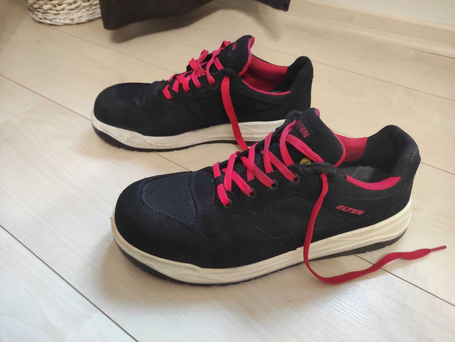 Buty robocze Elten Lakers Black Low ESD SRC r.43 28 cm S1P