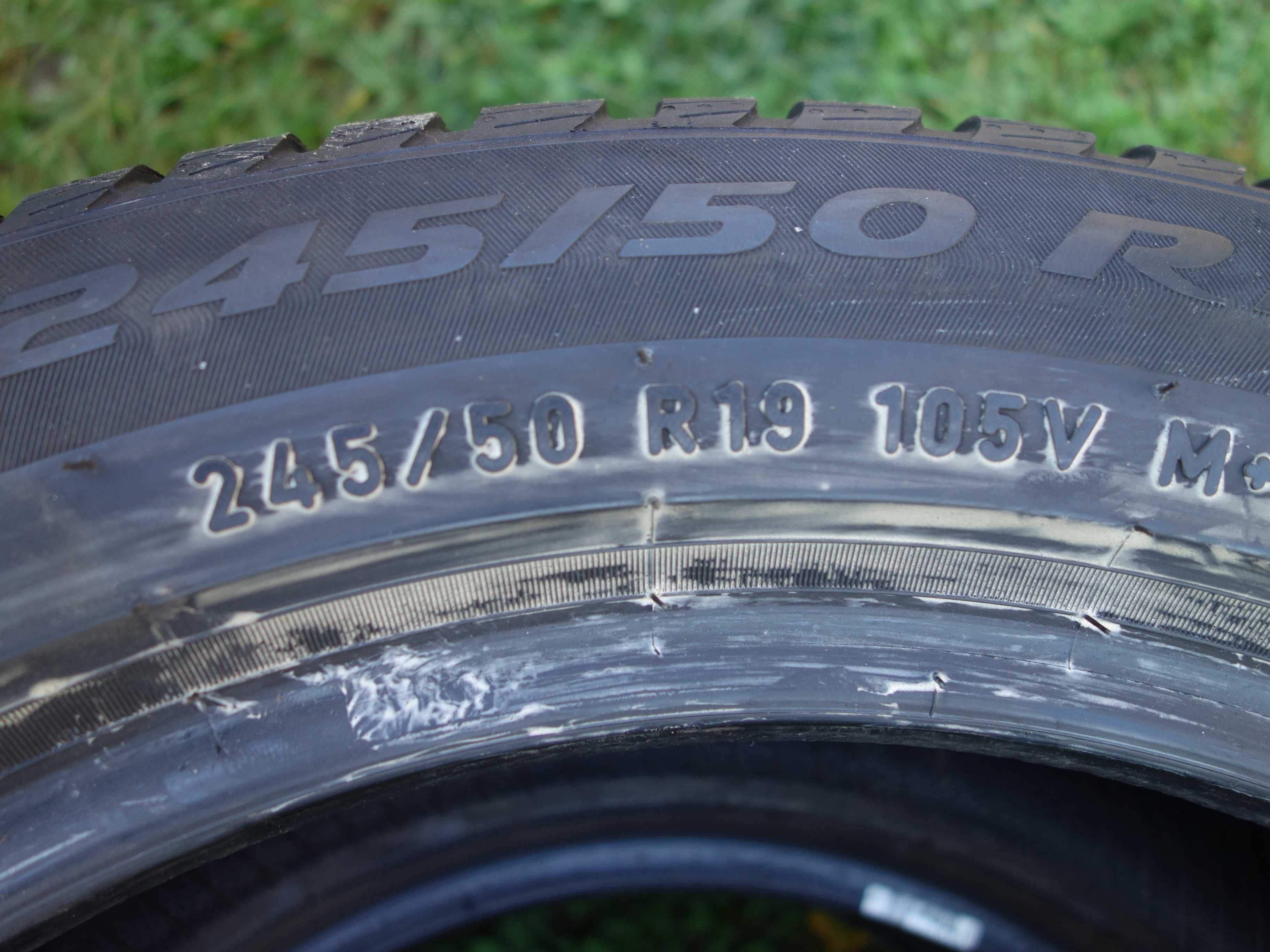 Opony BMW X3 X4 245/50/19 Pirelli RUN FLAT  2021 Rok Jak nowe