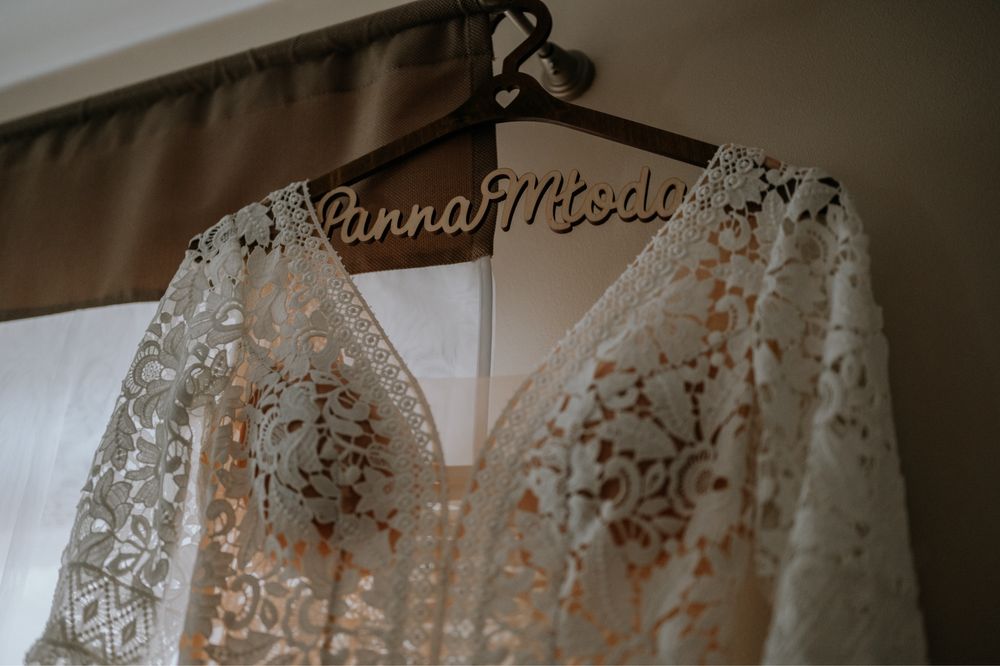 Sukienka slubna boho