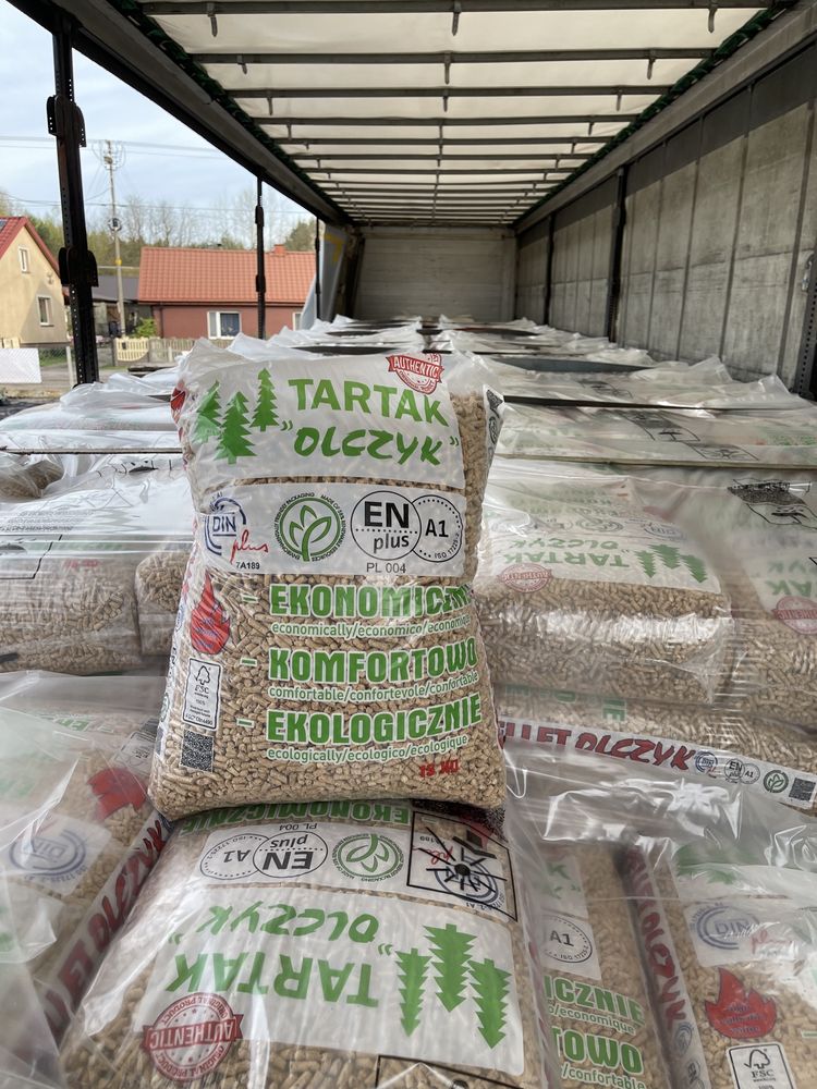 Pellet Olczyk DINplus, ENPlus, Transport Gratis