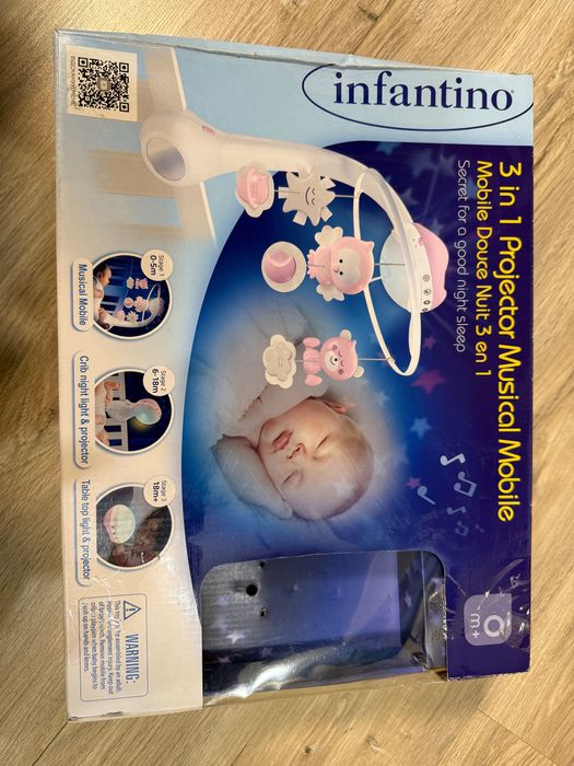 Мобіль на дитяче ліжечко з проектором Infantino