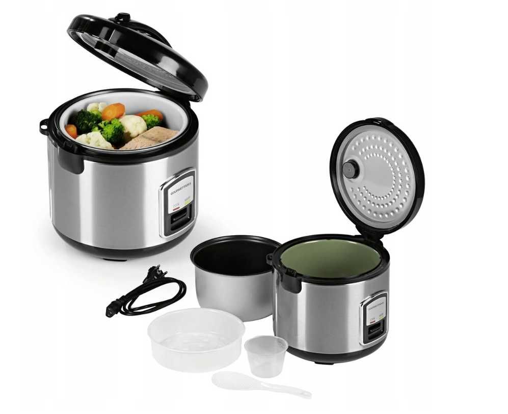 Parowar Gourmetmaxx Ryżowar z funkcją gotowania na parze 1L 400 W
